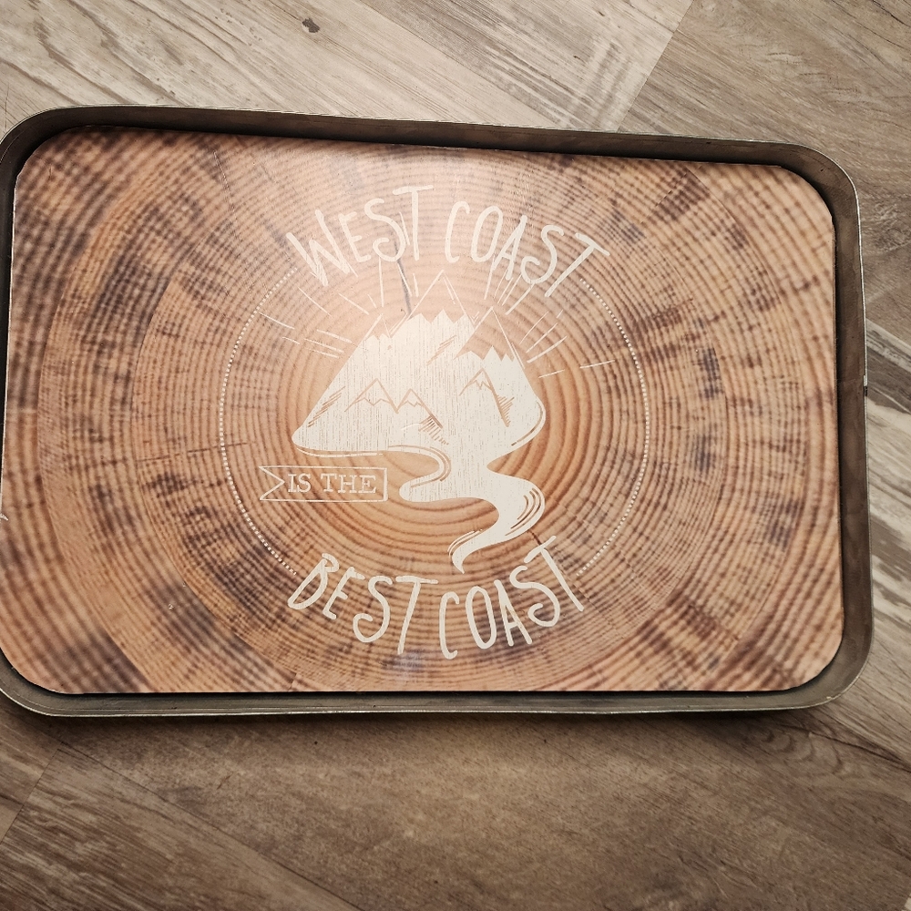 Wooden Style Wall Art  West Coast Best Coast